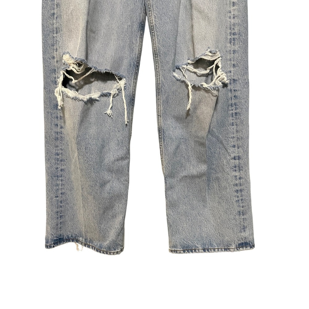 Citizens of Humanity Ayla Baggy Distressed High Rise Button Fly Jean Blue 25 NWT - Picture 14 of 15
